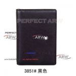 Perfect Replica Classic Model Mont Blanc Wallet Online-Black Leather Card Holder Wallet For Gift